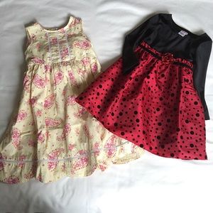2 pieces of 4Y girl dresses